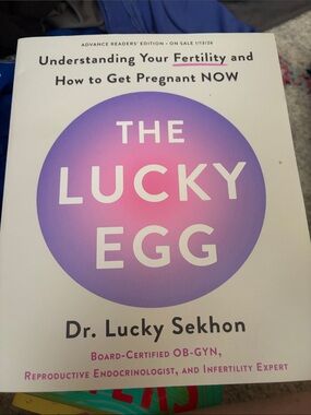 The Lucky Egg by Dr. Lucky Sekhon - White/Purple/Pink Cover